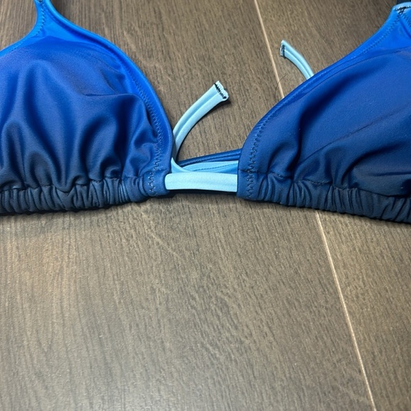 Triangle Gradient Blue Low Cut Bikini Women size M - Picture 12 of 14